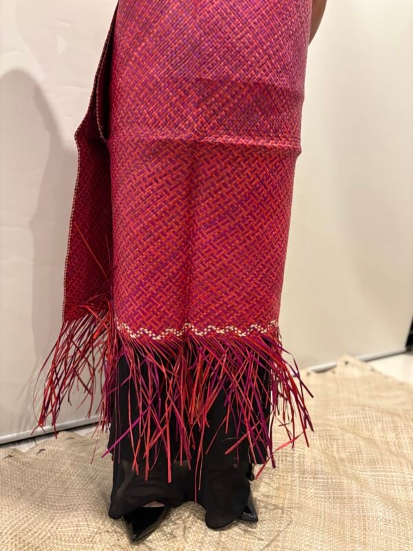 Ta'ovala Lou'akau 2Tone Aveave - Dark Fuchsia & Red