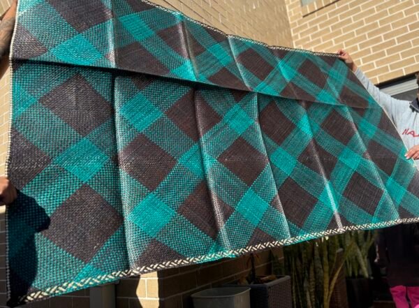 Ta'ovala Lou'akau Checkered Turquoise - Image 2