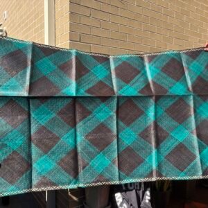 Ta'ovala Lou'akau Checkered Turquoise